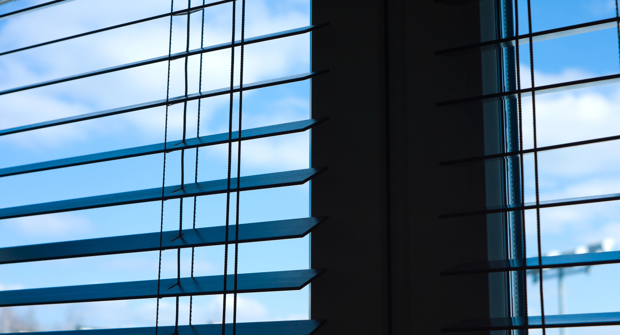 Za notranja senčila sem izbrala notranje žaluzije, ki so me navdušile pri prijateljici